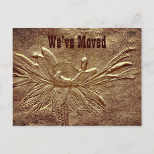 Gesplitst Nieuw Adres Bewegend Briefkaart