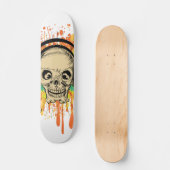 Gesplitste schedel skateboard (Voorkant)