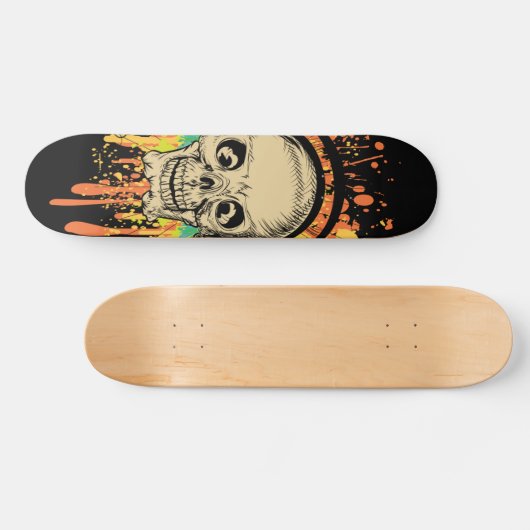 Gesplitste schedel skateboard (Horizontaal)