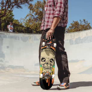 Gesplitste schedel skateboard