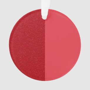 Gesplitste tomatenrood acryl Ornament -