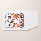 Gesponnen-anormale Cat-tivity Schattige Halloween  Bad Handdoek (Handdoek)