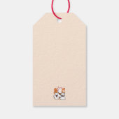 Gesponnen-anormale Cat-tivity Schattige Halloween  Cadeaulabel (Achterkant)