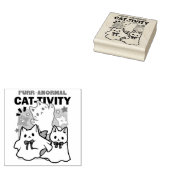 Gesponnen-anormale Cat-tivity Schattige Halloween Rubberstempel (Gestempeld)