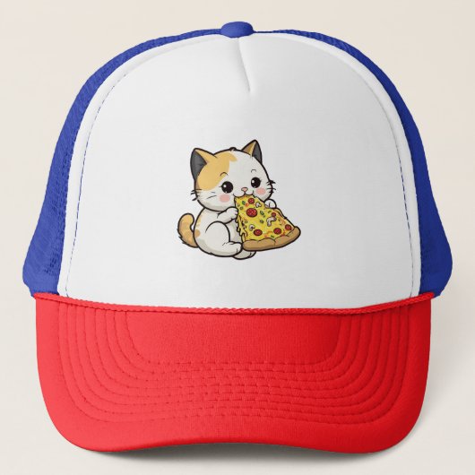 "Gesponnen-efect slice" Trucker Pet (Voorkant)