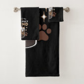 Gesponnen-fect Blend: Koffieontwerp voor Kat & Kof Bad Handdoek (Insitu)