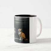 Gesponnen-fectly Comical Cat Elevator Mok (Voorkant rechts)