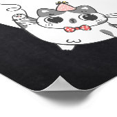 Gesponnen-fectly One: Cat Theme 1st Verjaardagsfee Poster (Hoek)