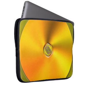 Gesponnen Gouden Laptop van de Kleur Sleeve