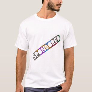 Gesponsord met chips t-shirt