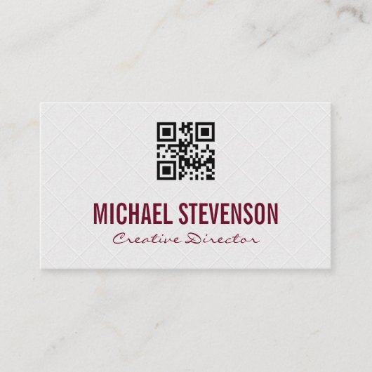 Gesprek achtergrond | Carpentry | Qr-code Visitekaartje (Voorkant)