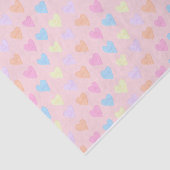 Gesprek harten weefsel papier (Detail)