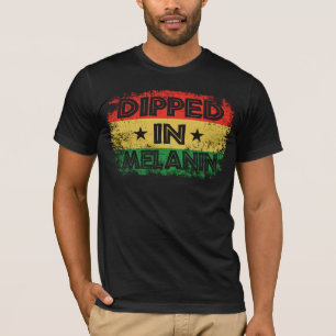 Gesprek in Melanin Proud African Black History Gif T-shirt