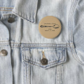 Gesprek sinds Funny verjaardagsgeschenk Ronde Button 5,7 Cm (In situ)