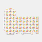 Gesprek Snoep Harten Favor Box Bedankdoosjes (Uitgevouwen)