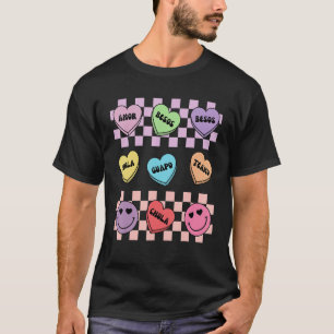 Gespreksharten Spaanse Mexicaanse Valentijnsdag T-shirt