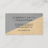 Gesprokkeld Tweekleur Kleurenblokken Visitekaartje (Voorkant)