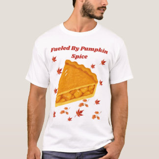 Gestaafd door pompoengewürze herfsttaartontwerp t-shirt