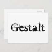 Gestalt Briefkaart (Voorkant / Achterkant)