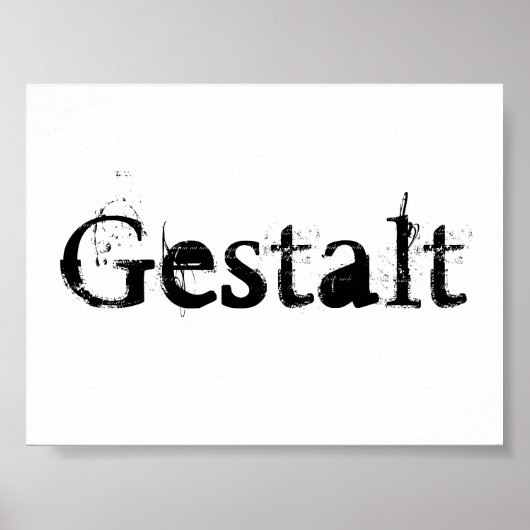 Gestalt Poster (Voorkant)