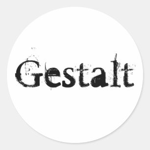 Gestalt Ronde Sticker