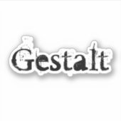 Gestalt Sticker (Voorkant)