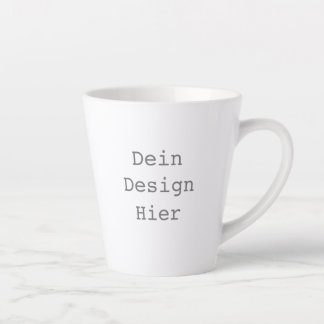 Gestalte deine eigene 0,34l Latte Tasse Mok