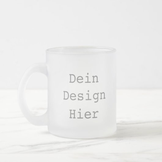 Gestalte deine eigene 296ml Tasse aus Milchglas Matglas Koffiemok (Links)