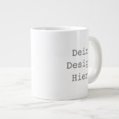 Gestalte deine eigene Jumbo 590 ml Tasse Extra Grote Beker (Voorkant rechts)