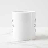 Gestalte deine eigene Jumbo 590 ml Tasse Extra Grote Beker (Voorkant)