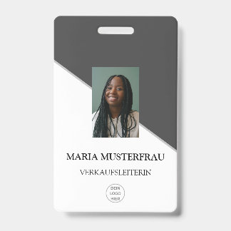 Gestalte Deinen Eigenen Ausweis Vorlage Badge