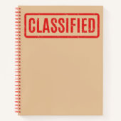 Gestampt Notitieboek met rubricering (Voorkant)