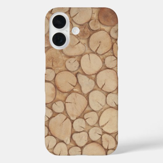 gestapeld brandhout Case-Mate iPhone case (Achterkant)