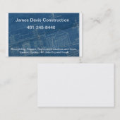 Gestapeld, James Davis Construction, 4... Visitekaartje (Voorkant / Achterkant)