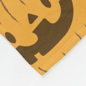 Gestapeld pompoenpatroon fleece deken (Hoek)