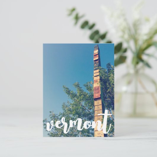 gestapelde archiefkasten in de post van burlington briefkaart (Staand voorkant)