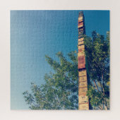 gestapelde archiefkasten in de vermont - burlingto legpuzzel (Verticaal)