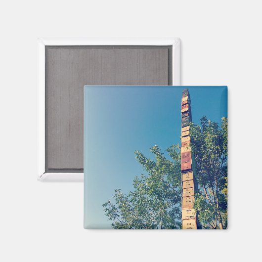 gestapelde archiefkasten in de vermont - burlingto magneet (Voorkant / Achterkant)