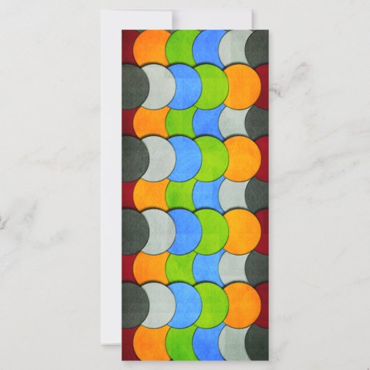 Gestapelde cirkels getextureerd door Shirley Taylo (Achterkant)