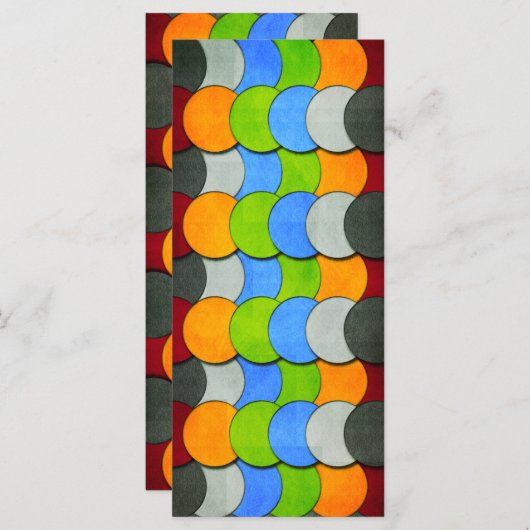 Gestapelde cirkels getextureerd door Shirley Taylo (Voorkant / Achterkant)