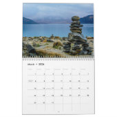 Gestapelde gebalanceerde Rocks Calendar Kalender (Mar 2026)