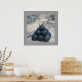 Gestapelde kanonbakken poster (Keuken)