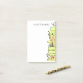 Gestapelde, kleurrijke Fancy katalysatoren Sjabloo Post-it® Notes (Op bureau)