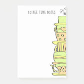 Gestapelde, kleurrijke Fancy katalysatoren Sjabloo Post-it® Notes (Voorkant)