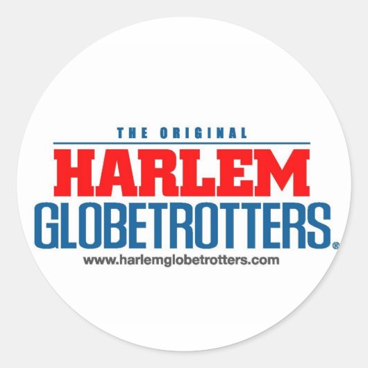 gestapelde logo kleur met website ronde sticker (Voorkant)