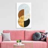 Gestapelde munten II Canvas Afdruk (Insitu (Woonkamer))