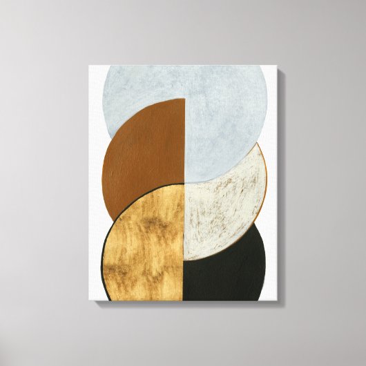 Gestapelde munten II Canvas Afdruk (Voorkant)