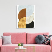 Gestapelde munten II Canvas Afdruk (Insitu (Woonkamer))