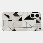 Gestapelde parallellogrammen lijnkunst Case-Mate iPhone case (Achterkant (horizontaal))