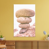 Gestapelde Rocks Canvas Afdruk (Insitu (Woonkamer))